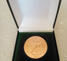 Бронзовая медаль за водку "Беловка"